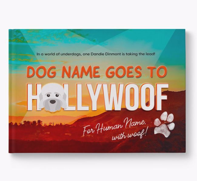 Personalised Book: Dandie Dinmont Terrier Goes to Hollywoof